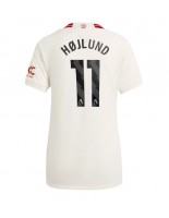 Manchester United Rasmus Hojlund #11 Alternativní Dres pro Dámské 2023-24 Krátký Rukáv